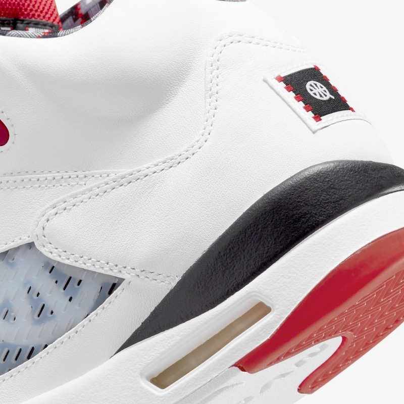 Supreme x air jordan 5 white sales